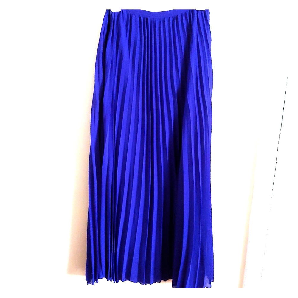 Pleated Maxi Skirt